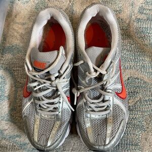 Nike Pegasus 25 Silver Orange sz 9 EC